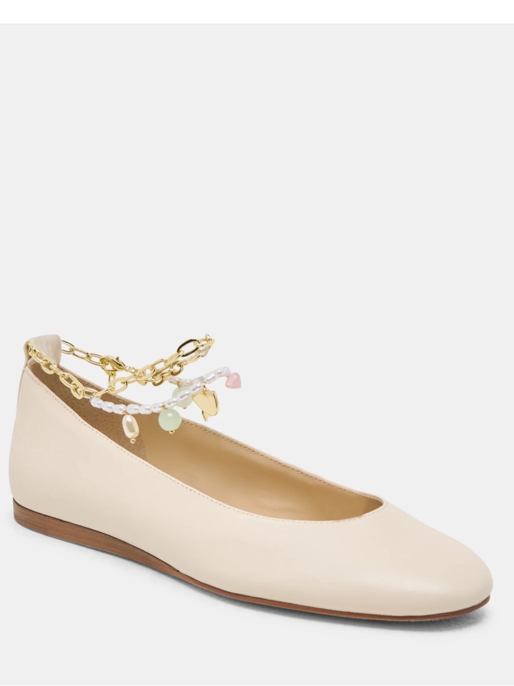 Dolce Vita Baiden Ballet Flats Bone Leather